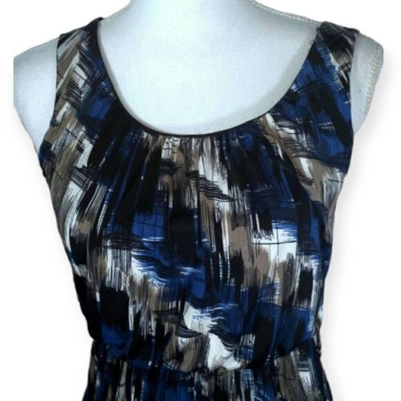 FOREVER 21 DRESS BLUE & BLACK SZ.S EUC. - Picture 2 of 6